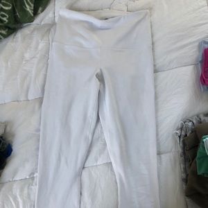 White 90 degree leggings